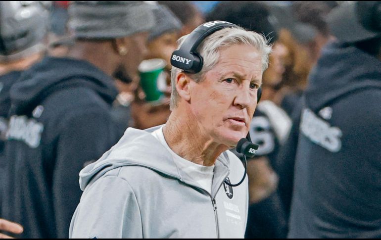 Pete Carroll no funcionó en Las Vegas. AFP/E. Miller