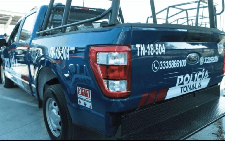 La Policía de Tonalá fungió como primer respondiente del hecho que ocurrió durante las primeras horas del día. ESPECIAL/Gobierno de Tonalá