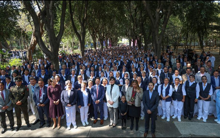 Lemus recordó que plantean mantener la rectoría del sistema de salud en Jalisco para consolidarlo como el mejor de todo México. EL INFORMADOR/ A. Navarro