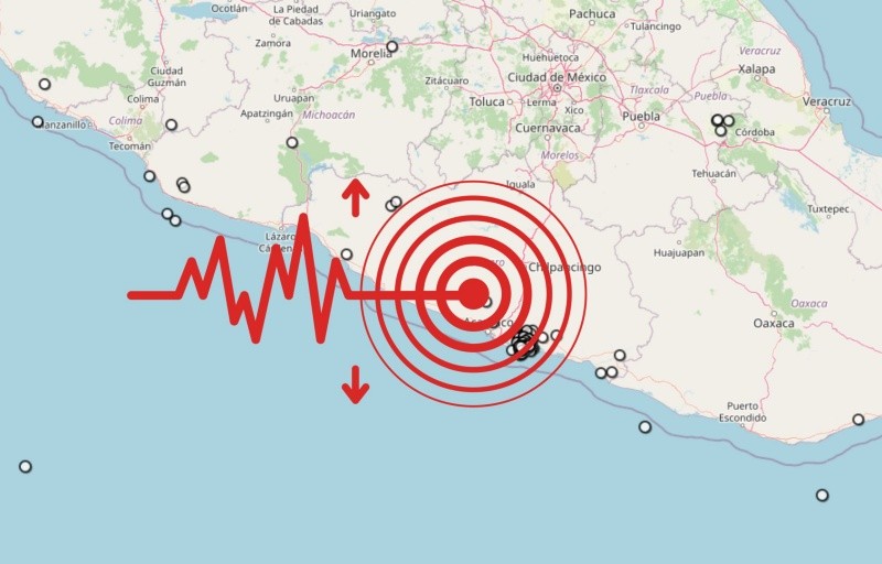&nbsp;Sismo en Guerrero. ESPECIAL / SSN