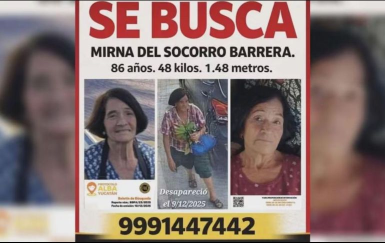 De acuerdo con la familia de la mujer, colectivos de Madres Buscadoras de los citados estados han compartido la imagen de la maestra en sus redes sociales y grupos de apoyo, para ampliar el rango de búsqueda más allá del estado de Yucatán.