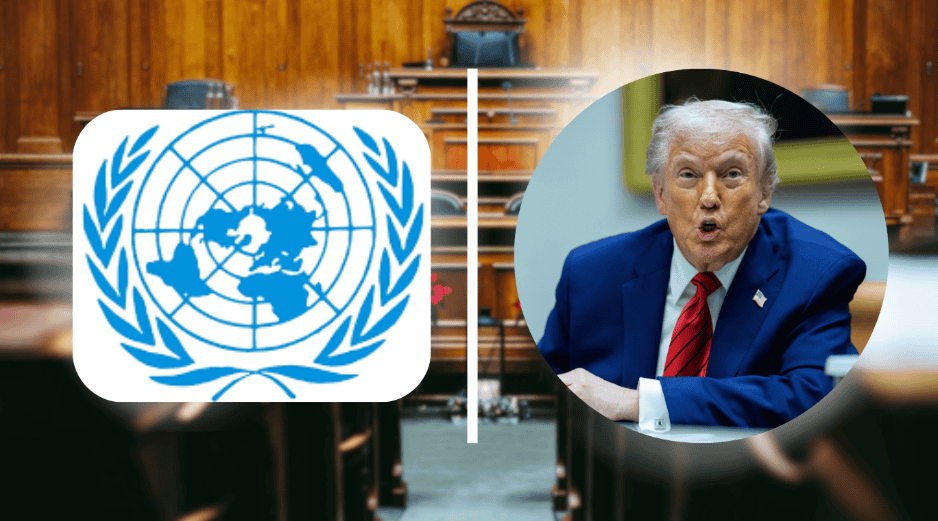 Es el último esfuerzo de Trump y sus aliados para distanciar a EU de organizaciones internacionales centradas en el clima y en abordar el cambio climático.  EFE/ARCHIVO/ONU/CANVA