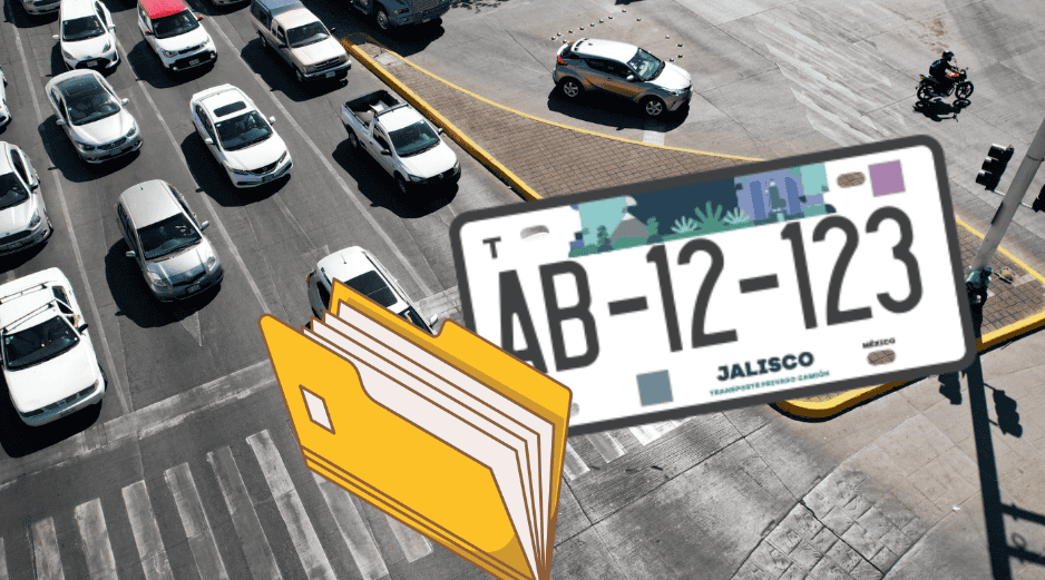 Llevar la documentación completa reduce tiempos de espera y agiliza la reposición de placas. EL INFORMADOR / CANVA