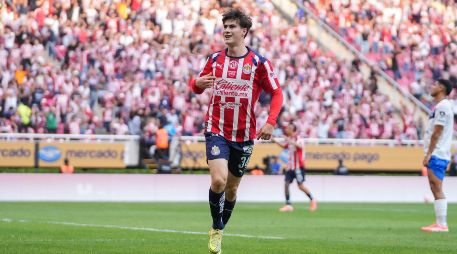 González fue el jugador más productivo de Chivas en el torneo Apertura 2025, con 12 goles y una asistencia en 18 partidos. IMAGO7/H. Ramírez