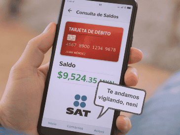 No todos los movimientos bancarios pasan desapercibidos, pues el SAT sí supervisa ciertas cosillas. ESPECIAL