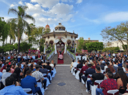 El trámite y la ceremonia son gratuitos, además se entregan también las argollas para el compromiso. ESPECIAL/Gobierno de Tlaquepaque