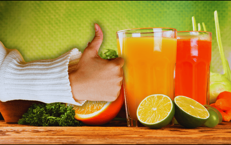 Los jugos son un tipo de alimento que favorece a la salud. ESPECIAL / CANVA