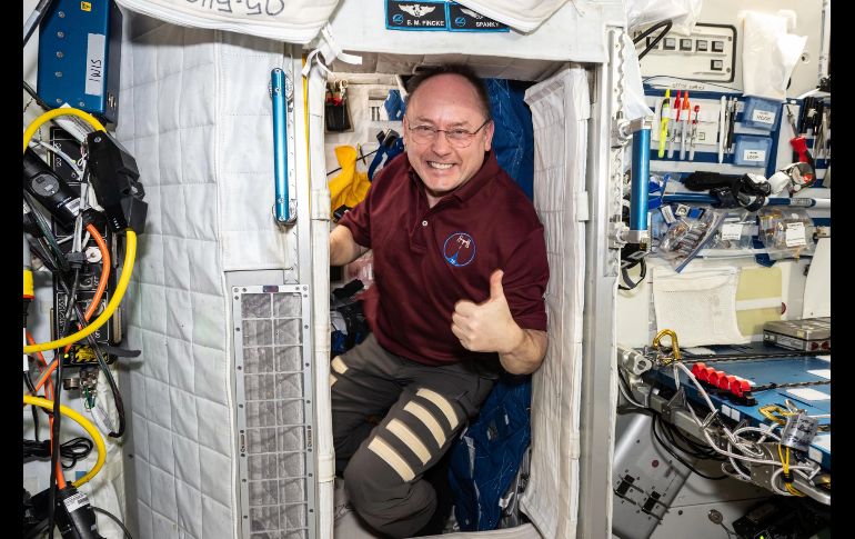 El cosmonauta Serguéi Kud-Sverchkov este lunes fue nombrando comandante de la Estación Espacial Internacional. EFE/NASA