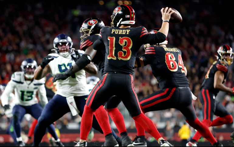 Los 49ers pasaron sobre los los Eagles para llegar a las series divisionales, donde enfrentarán a los Seahwks, líderes de su División. AFP/L.  Cunningham