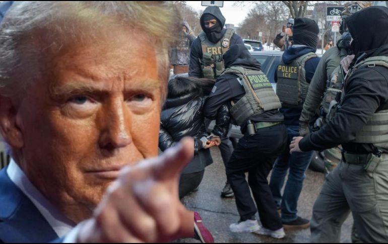 Donald Trump puso en marcha más de 500 medidas en materia migratoria, las cuales derivaron en 622 mil deportaciones. EFE