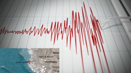 La mañana de hoy miércoles 14 de enero se registró un temblor de magnitud preliminar 4.4 frente a la costa norte de Jalisco. ESPECIAL / CANVA y UEPCyBJ