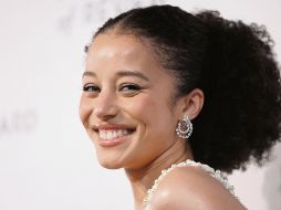 Chase Infiniti posa en la alfombra roja de los Premios de la Junta Nacional de Crítica, en Nueva York, el 13 de enero de 2026. AFP