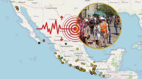 Los sismos más fuertes del 2025 se presentaron en Baja California Sur, Jalisco, Chiapas y Michoacán. EL INFORMADOR / ARCHIVO / ESPECIAL / SSN