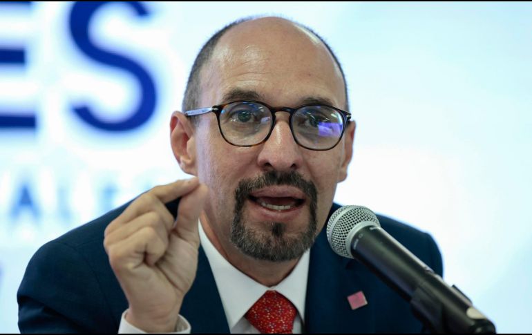 Octavio de la Torre, presidente de Concanaco Servytur,  subrayó la importancia de impulsar el consumo interno. EFE/José Méndez