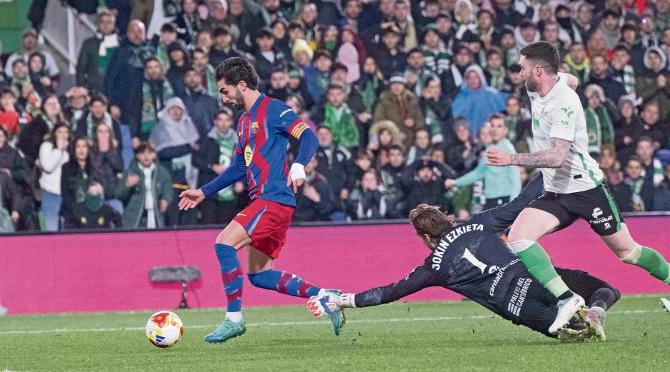 Ferran Torres marcó el primer gol del encuentro. EFE