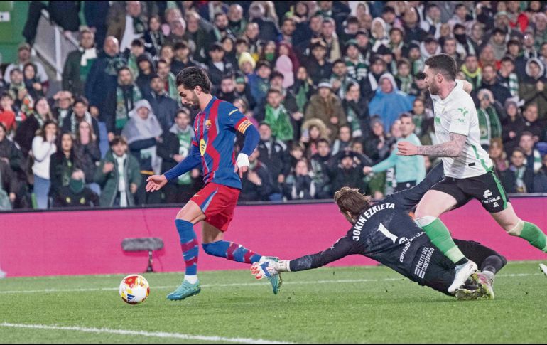 Ferran Torres marcó el primer gol del encuentro. EFE