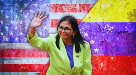 La presidenta encargada de Venezuela, Delcy Rodríguez, se reunió el jueves en Caracas con el director de la CIA, John Ratcliffe, con quien abordó temas de seguridad en un esfuerzo por acercar posiciones. EFE / ARCHIVO