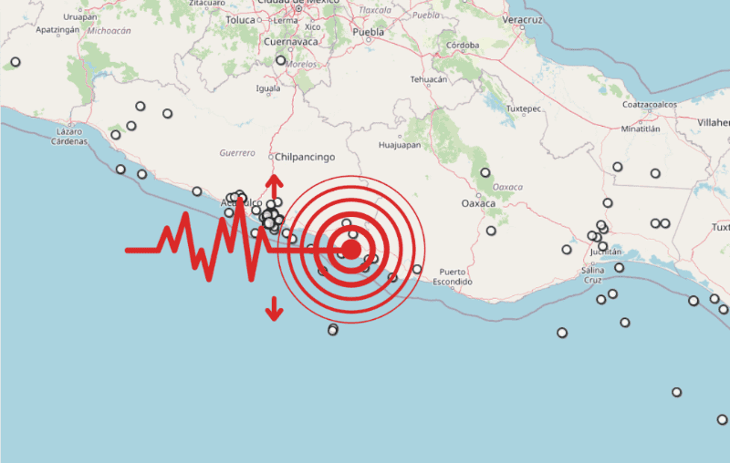 Sismo en Guerrero. ESPECIAL / SSN&nbsp;