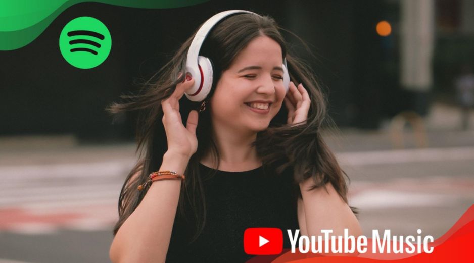 Spotify y YouTube Music se posicionan como dos de las opciones más comparadas tras el anuncio del incremento en sus suscripciones. CANVA/ESPECIAL
