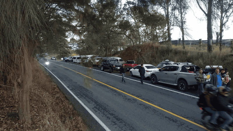 Por motivos de control y seguridad de las y los visitantes, la Semadet instó a la ciudadanía a evitar acudir las siguientes horas, pues no serán permitidos nuevos ingresos. ESPECIAL/UEPCBJ