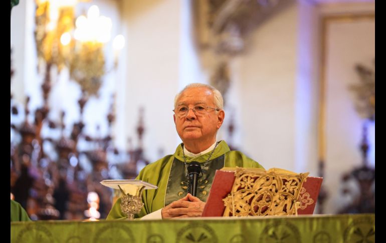 Robles Ortega explicó que en el conclave con el Papa se abordaron los temas de la sinodalidad y la evangelización. EL INFORMADOR / J. Acosta