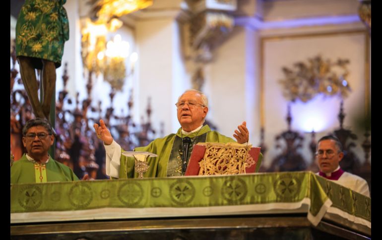 Robles Ortega explicó que en el conclave con el Papa se abordaron los temas de la sinodalidad y la evangelización. EL INFORMADOR / J. Acosta