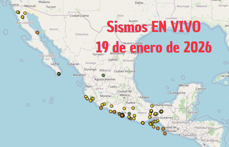 &nbsp;Monitoreo EN VIVO de los temblores en México. ESPECIAL / SSN&nbsp;