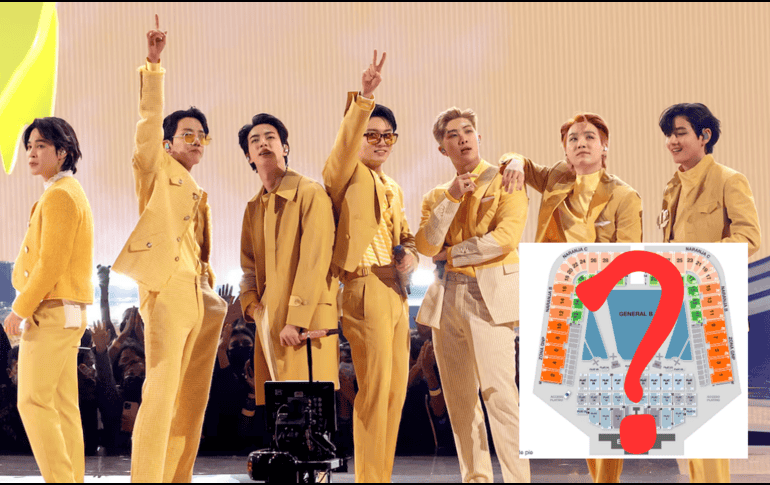 ¿Cómo es el mapa oficial de conciertos de BTS en el Estadio GNP Seguros? EFE / ARCHIVO