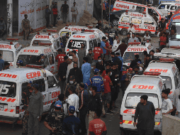 Karachi, la capital de la provincia de Sindh, tiene un historial de incendios mortales, a menudo atribuidos a estándares de seguridad deficientes y construcciones ilegales. EFE/EPA/S. Akber