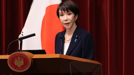 la primera ministra de 64 años dice que quiere aumentar el gasto militar al 2% del PBI. EFE/R. REYES