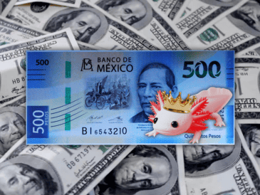 Estrategas de Banorte calculan que el peso seguirá beneficiándose de un dólar débil. ESPECIAL / CANVA