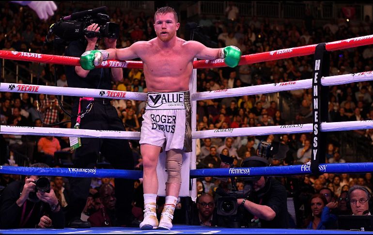 Canelo se mantuvo entre la élite financiera del deporte gracias a su fortaleza comercial. IMAGO7.