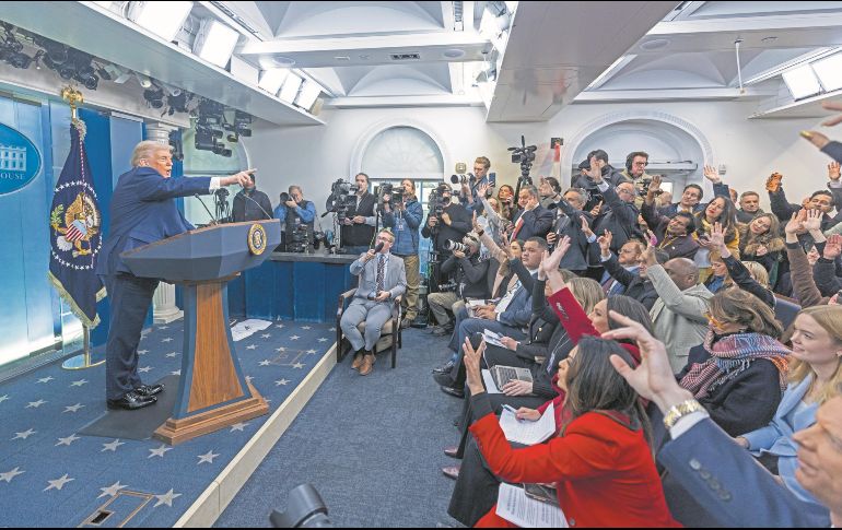 El presidente de EU continuó con sus polémicas declaraciones desde la Casa Blanca. EFE