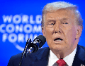 Donald Trump, en el Foro de Davos, en Suiza. EFE / G. Ehrenzeller