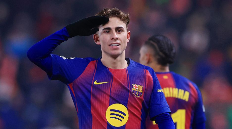 Fermín marcó dos tantos en la victoria de los blaugranas. EFE/M. Divisek