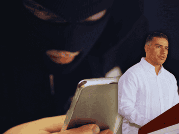 García Harfuch detalla que, en coordinación con las compañías telefónicas, se han cancelado números extorsivos y chips utilizados para cometer delitos. EFE / ESPECIAL / CANVA