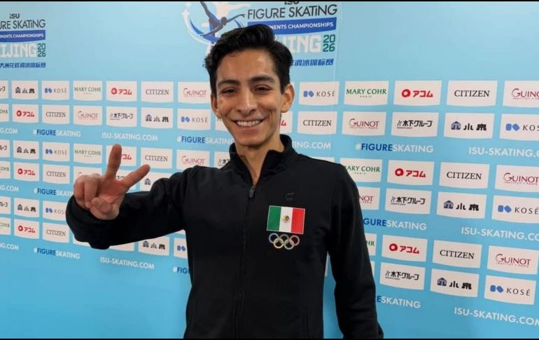 DONOVAN CARRILLO. El atleta tapatío está enfocado en los Juegos Olímpicos de Invierno Milán-Cortina 2026. X / @COM_Mexico