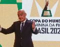 Gianni Infantino declaró que Brasil y la FIFA unirán al mundo entero en una fiesta inolvidable, "en el que va a ser el mejor mundial femenino de la historia". EFE / A. Coelho