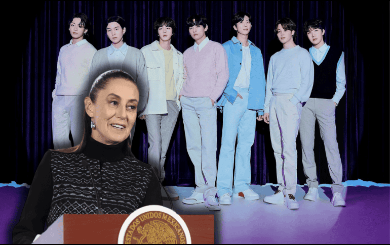 BTS tiene tres conciertos confirmados en México en mayo de este año. EFE/Ocesa/J. Méndez