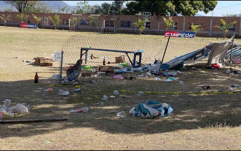 Las víctimas fueron atacadas a balazos mientras se encontraban reunidas en el campo deportivo. SUN / X. Álvarez