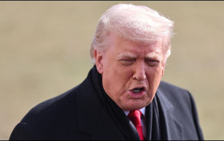 Trump siguió asegurando que la responsabilidad de la actual situación en la ciudad recae en las protestas ciudadanas. EFE/ Octavio Guzmán