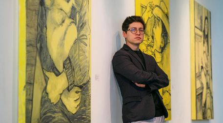 Juvenal Urzúa diseñó un programa que activa el espacio expositivo con obras, materiales y acciones en vivo. EL INFORMADOR/ A. Navarro