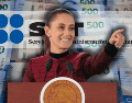 Sheinbaum rechazó que el caso de Grupo Salinas tuviera un trasfondo político y reiteró que se trató únicamente de la aplicación de la ley fiscal. EFE/Presidencia de México ESPECIAL/Canva