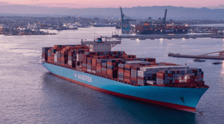 China no está de acuerdo con la decisión de que la firma danesa sea ahora quien se haga cargo de los puertos. CANVA