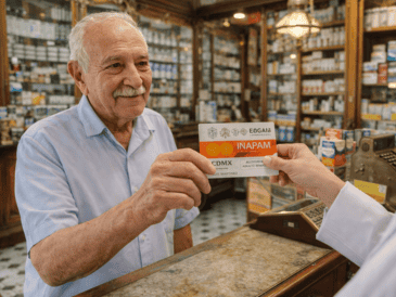 En la Ciudad de México, varias farmacias aplican descuentos al presentar la credencial del Inapam. ESPECIAL/ChatGPT