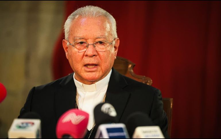 El cardenal destacó que Jalisco se ha distinguido por una identidad cimentada en valores fuertemente vinculados a la familia. EL INFORMADOR/ J. ACOSTA.