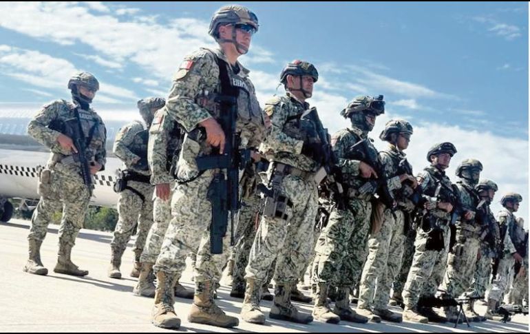 Apoyan elementos del Ejército, Fuerzas Especiales, Guardia Nacional y ministeriales. ESPECIAL