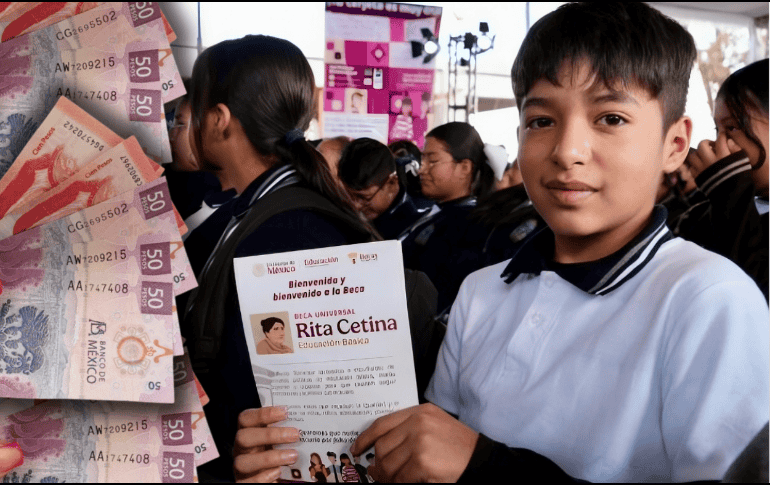 Los primeros en formar parte de la Beca Rita Cetina fueron los estudiantes de secundaria; este año habrá registro para estudiantes de primaria. ESPECIAL/Programas para el Bienestar