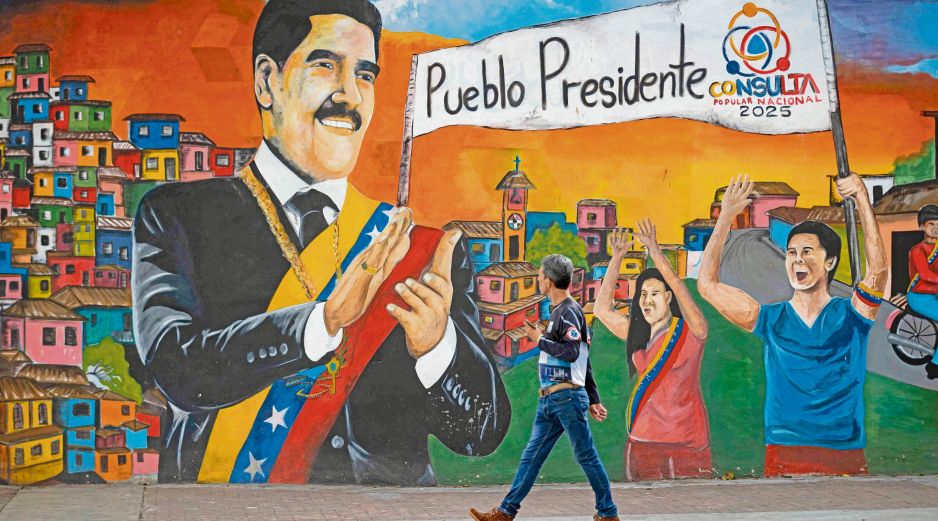 Simpatizantes chavistas saldrán hoy y mañana a las calles a manifestarse. EFE