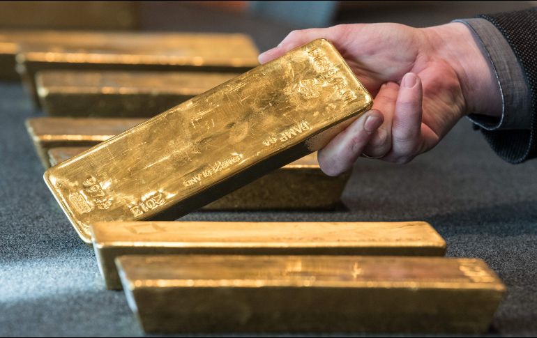 Lingotes de oro en el Banco Central de Alemania. Este país es el tercero con más reservas en el mundo. AFP/Archivo